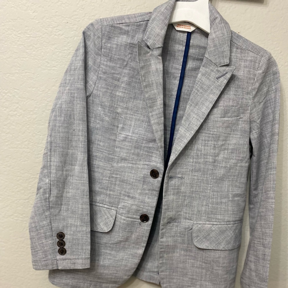 Boys' Chambray Blazer Jacket - Cat & Jack™ Blue